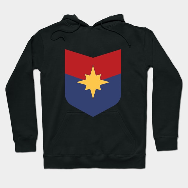 Captain Mar Vell Emblem Hoodie by Aefe